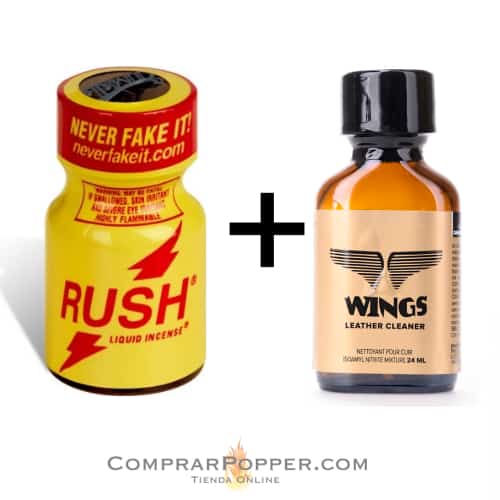 pack popper rush y wings en nuestra tienda de poppers online
