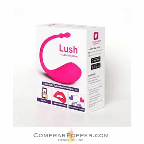 imagen de la caja del huevo vibrador lush de la marca lovense