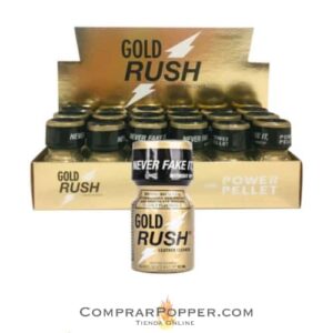caja popper gold rush 18 botes en tienda online de poppers en españa