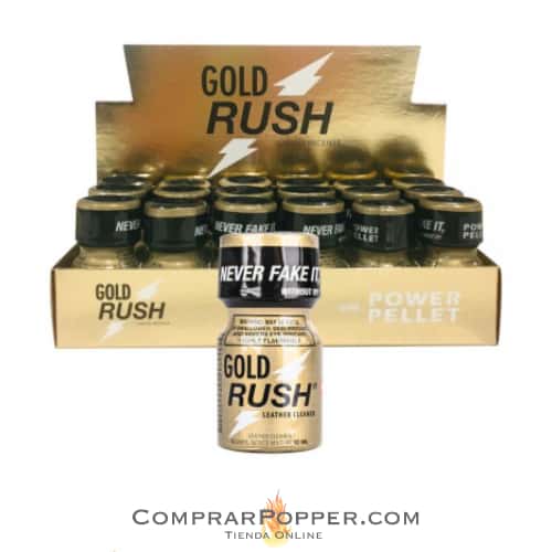 caja popper gold rush 18 botes en tienda online de poppers en españa