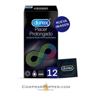 caja preservativos placer prolonagado durex en comprar popper