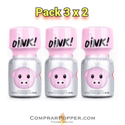 pack 3x2 popper oink en nuestra tienda online de poppers españa