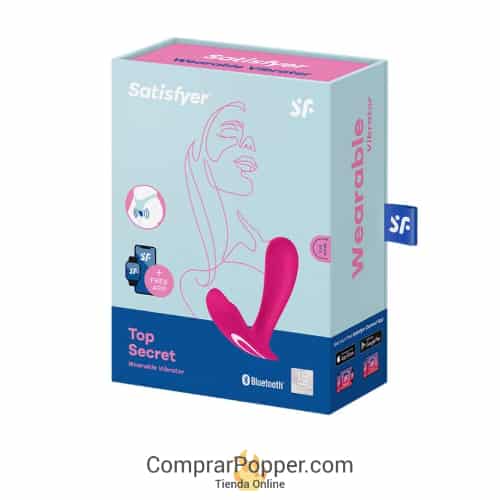 caja del vibrador rosa de la marca alemana satisfyer